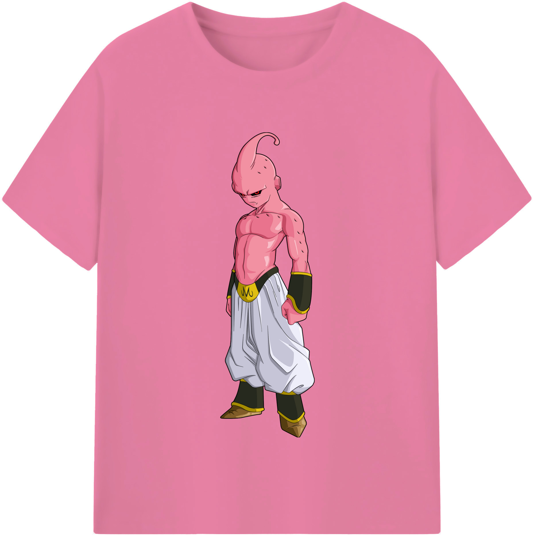 （画像用） ドラゴンボール 魔人ブウ DRAGON BALL Majin Buu 綿100％半袖Tシャツ（フロントプリント）